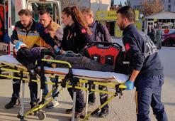 Solvent bulunan varil, spiral makinesiyle kesilirken patladı: 1 ölü, 1 yaralı