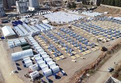 İçinde okul ve kreşin de yer alacağı çadırkent kuruluyor