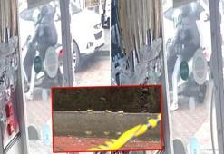 Küçükçekmece'de motor tamir dükkanına silahlı saldırı kamerada
