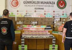 Kapıkule'de 48 milyon TL'lik kaçak elektronik sigara ele geçirildi