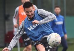 Trabzonspor’da Hamsik ve Visca takımla birlikte çalıştı