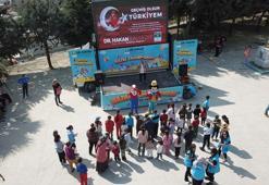 Depremzede çocuklara moral etkinliği