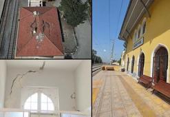 111 yıllık Dörtyol Tren İstasyonu da depremlerde hasar gördü