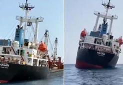 Kereste taşıyan gemi, Antalya Körfezi'nde tehlike atlattı