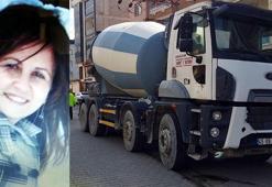 Beton mikserinin çarptığı anne öldü, kızı yaralandı