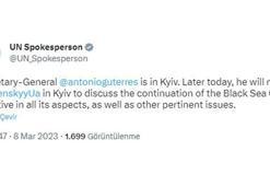 BM Genel Sekreteri Guterres, Kiev’de