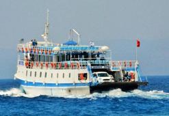 Bodrum'da feribot seferine 'fırtına' engeli