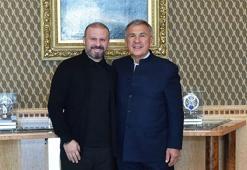 Gökdeniz Karadeniz, Tataristan Lideri Minnikhanov ile görüştü