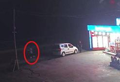 Kamyonun çarptığı Fadime’nin hayatını kaybettiği kaza kamerada