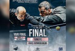 Semih Saygıner ve Tayfun Taşdemir, 3 Bant Bilardo Dünya Şampiyonası'nda finalde