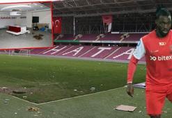 Depremden saatler önce büyük sevincin yaşandığı Yeni Hatay Stadı'nda acı ve hüzün hakim