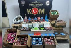 İzmir'de sahte etil alkol ve ilaç operasyonu