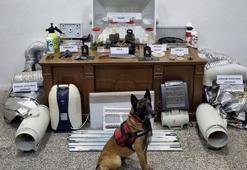 Evini uyuşturucu imalathanesine çeviren şüpheliye gözaltı