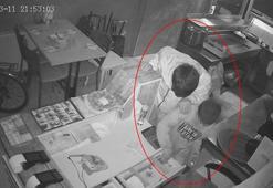 Lokantadan bozuk para hırsızlığı kamerada