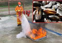 Midye kabuğundan yangın boğucu biyolojik toz üretildi