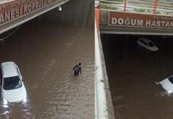 Diyarbakır’da sağanak, hayatı olumsuz etkiledi