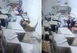 Fırında 'ispiyon' cinayeti; olay anı kamerada