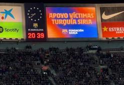 El Clasico’da Türkiye’deki afetler için destek çağrısı