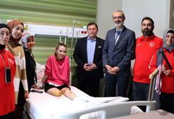 Ampute Milli Takımı sporcularından, depremzede çocuklara moral ziyareti
