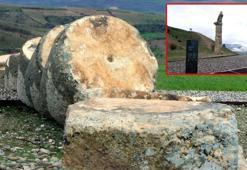 Karakuş Tümülüsü'nün yıkılan sütunu eski haline getirilecek