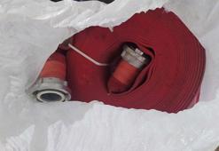 Yangın söndürme hortumu ve su motoru hırsızlığına 2 tutuklama