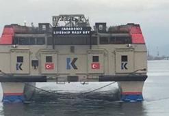 2 bin kişilik Rauf Bey gemisi Hatay'a gitmek üzere Yalova'dan yola çıktı