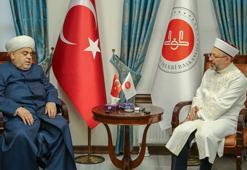 Diyanet İşleri Başkanı Erbaş, Kafkas Müslümanları İdaresi Başkanı Paşazade ile bir araya geldi