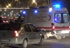 Silivri D-100 Karayolu'nda otomobilin çarptığı yaya yaralandı