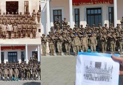 Tekirdağ'da askerlerin tarihi fotoğrafı yeniden canlandırıldı
