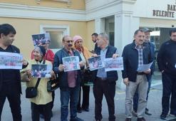 Bakırköy Belediyesi önünde eylem