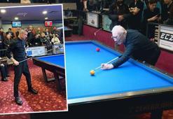 Dünya bilardo efsanesi Raymond Ceulemans, Tümer Metin ile karşılaştı