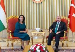 TBMM Başkanı Şentop, Macaristan Cumhurbaşkanı Novak ile bir araya geldi