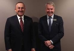 Bakan Çavuşoğlu, Finlandiyalı mevkidaşı Haavisto ile görüştü