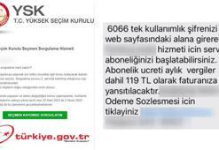 'Seçmen kaydınızı sorgulayın' tuzağı