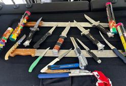 Kayserispor taraftar otobüsünde kesici ve patlayıcı malzeme yakalandı