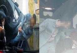 Şoförü bıçakla rehin alıp, yolcu otobüsünü kaçırdı