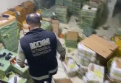 İstanbul'da kaçakçılık operasyonu: 115 milyon lira değerinde ürün ele geçirildi