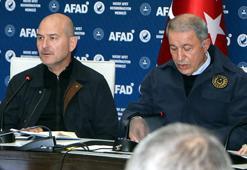 İçişleri Bakanı Soylu ve Milli Savunma Bakanı Akar, Hatay'da