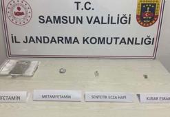 Bagajdaki stepnenin altında 534 gram metamfetamin ele geçirildi