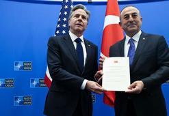 Çavuşoğlu ABD’li mevkidaşı Blinken’e Finlandiya’nın katılım onay belgelerini teslim etti