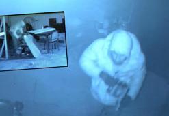 Girdiği atölyede çikolata yiyip enerji içeceği içerek malzemeleri çaldı