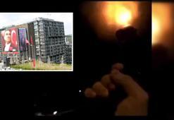 CHP binası yakınında havaya ateş edilme anı