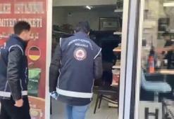 Başakşehir'de yasa dışı para transferi yapılan bakkal görünümlü büroya baskın
