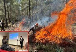 Orman yangınında personel için panik butonu