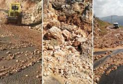 Gercüş’te sağanak, heyelana neden oldu