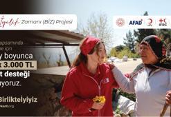 Kızılay’dan ‘Birlikte İyilik Zamanı’ projesi: Aylık 3 bin TL destek sağlanacak