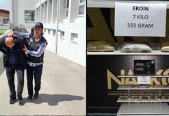 7 kilo eroinle yakalandı, ‘Uyuşturucu olduğunu bilmiyordum’ dedi