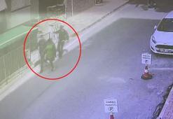Küçükçekmece'de 'yasak aşk' cinayeti kamerada; Eğilince kurşunlardan kurtuldu