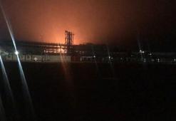 Karadeniz gazının ilk alevleri geceyi aydınlattı