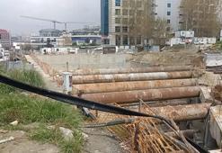 Bağcılar'da metro inşaatında iş kazası